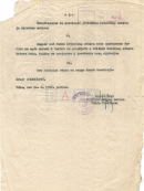Pula, 20.10.1958. Rješenje o osnivanju