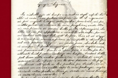 HR-DAPA-899 Zbirka pisama, 1824/1913, 1.03 (REG-4) Pismo Jurja Dobrile, biskupa Parisiniju (30. rujna 1861)