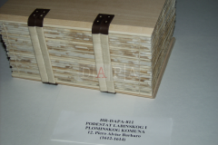 Restored and bound archival material according to the appearance of the original. After the restoration and binding, the book is stored in a specially made protective box.